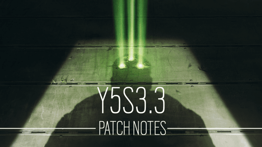 Rainbow Six: Siege – Y5S3.3 Patch Notes