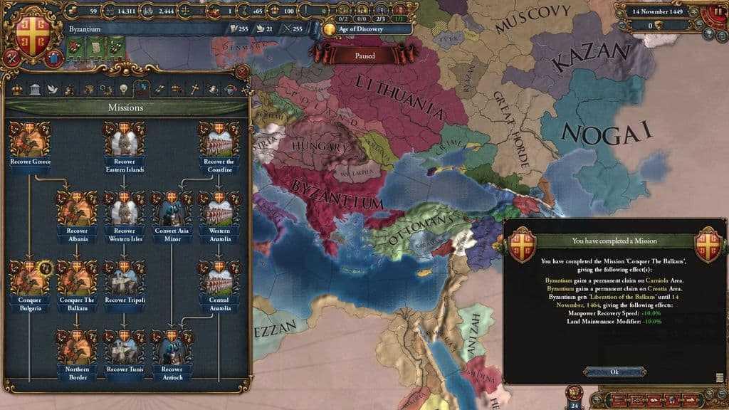 Europa Universalis IV – German Mission Trees