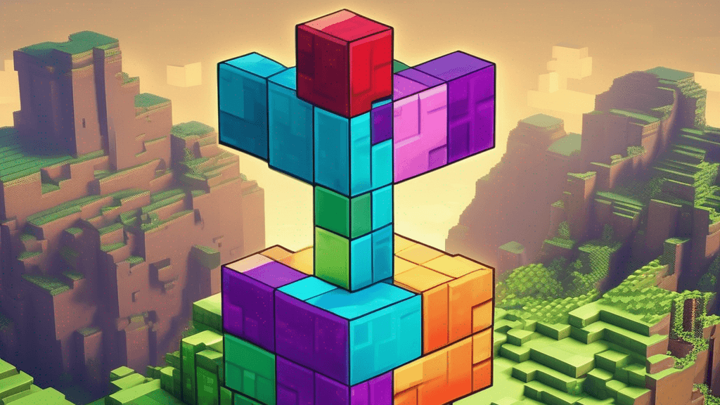 Minecraft – Line Up for the Tetris Add-on