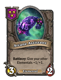 arcane assistant used to have 2 health