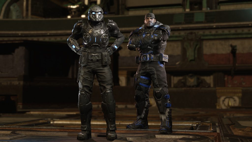 Screengrab showing Onyx Gear and Collector Winter Marcus from Gears 5